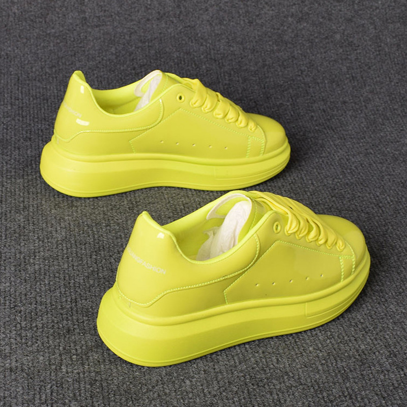 Women'S Shoes For Tennis - Scarpe Casual Bianche Laccate 2025 per