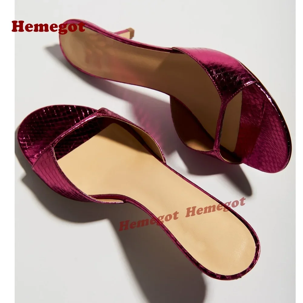 Women'S Shoes Crocs - Pantofole con tacco a spillo viola