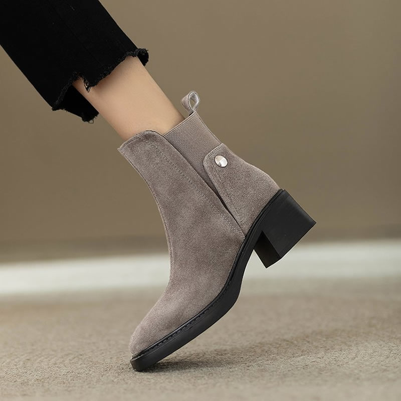 Women'S Shoes Trending 2025 - Stivaletti robusti da donna in pelle