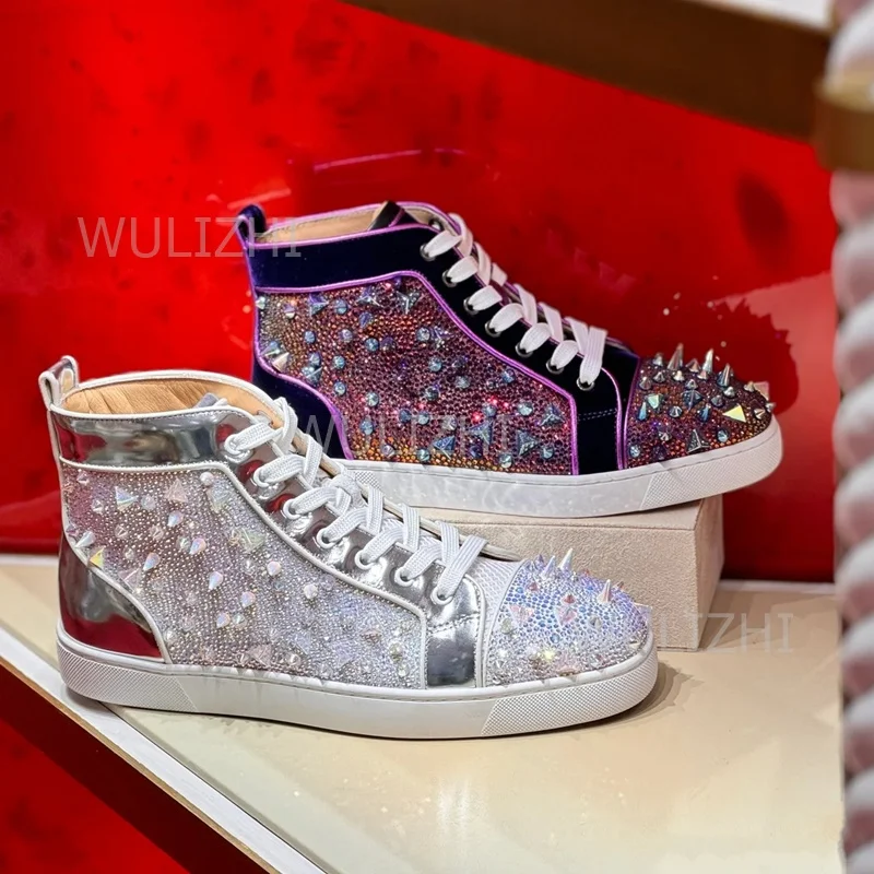 Women'S Shoes For Tennis - Sneakers da uomo con rivetti in