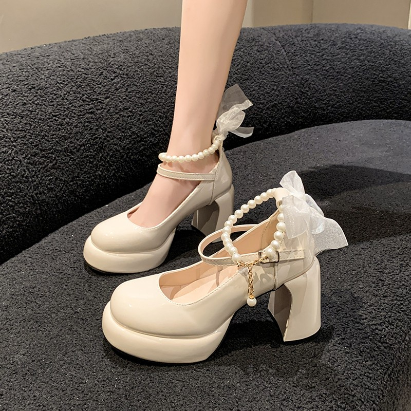 Women Shoes Must Have - Scarpe Mary Jane con Tacco Alto