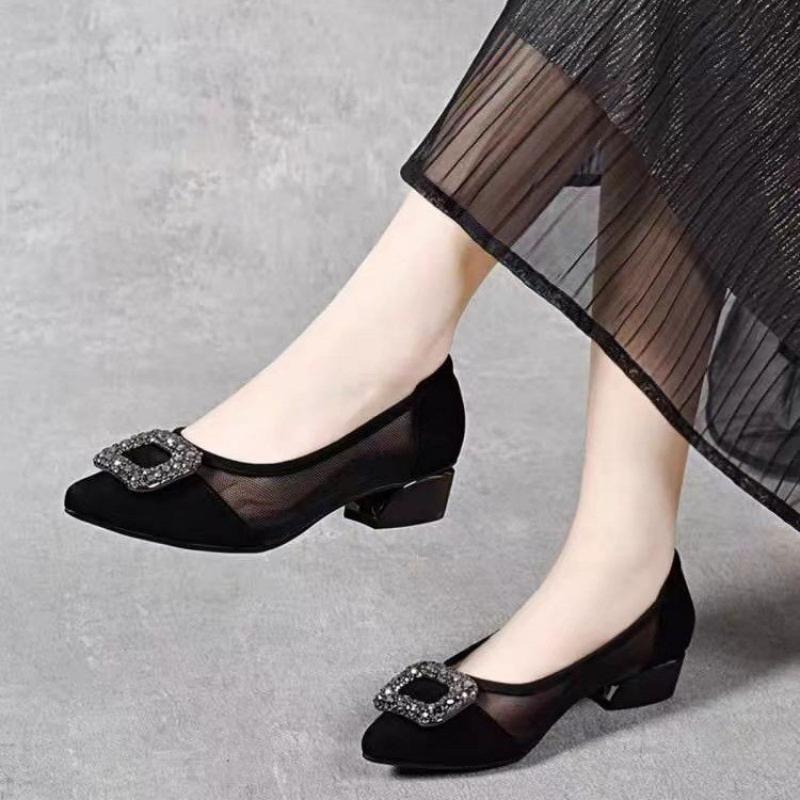 Women Shoes Formal - Eleganti Scarpe con Tacco a Blocco