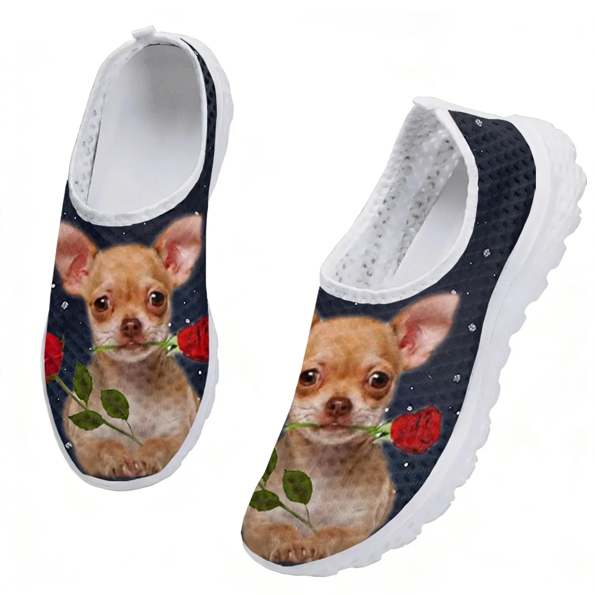 Chihuahua Rose Flower Design M - Women'S Shoes For Tennis recensione e prezzo
