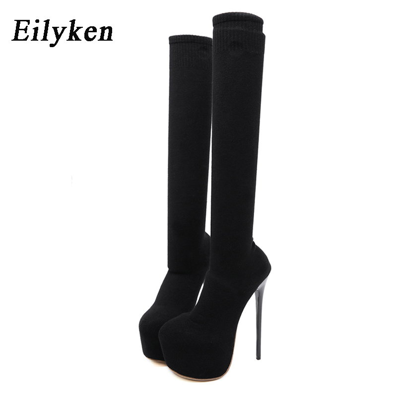 Eilyken Moda Piattaforma Tessu - Sock Boot Women recensione e prezzo
