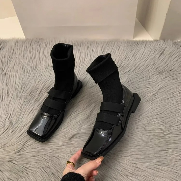 Calzini lavorati a maglia quad - Women Shoes Zara recensione e prezzo