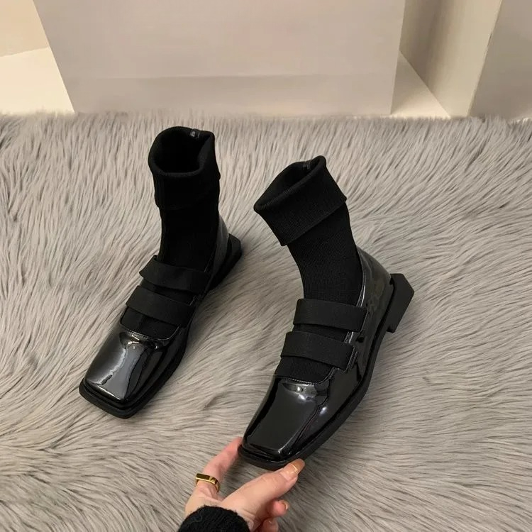 Calzini lavorati a maglia quad - Women Shoes Zara recensione e prezzo