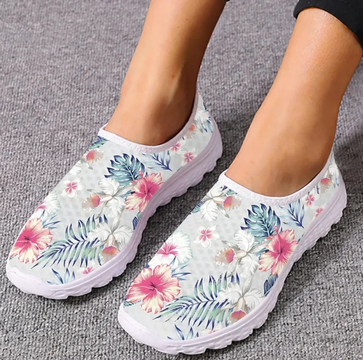 Mocassini con Motivo Hibiscus  - Women'S Shoes For Tennis recensione e prezzo
