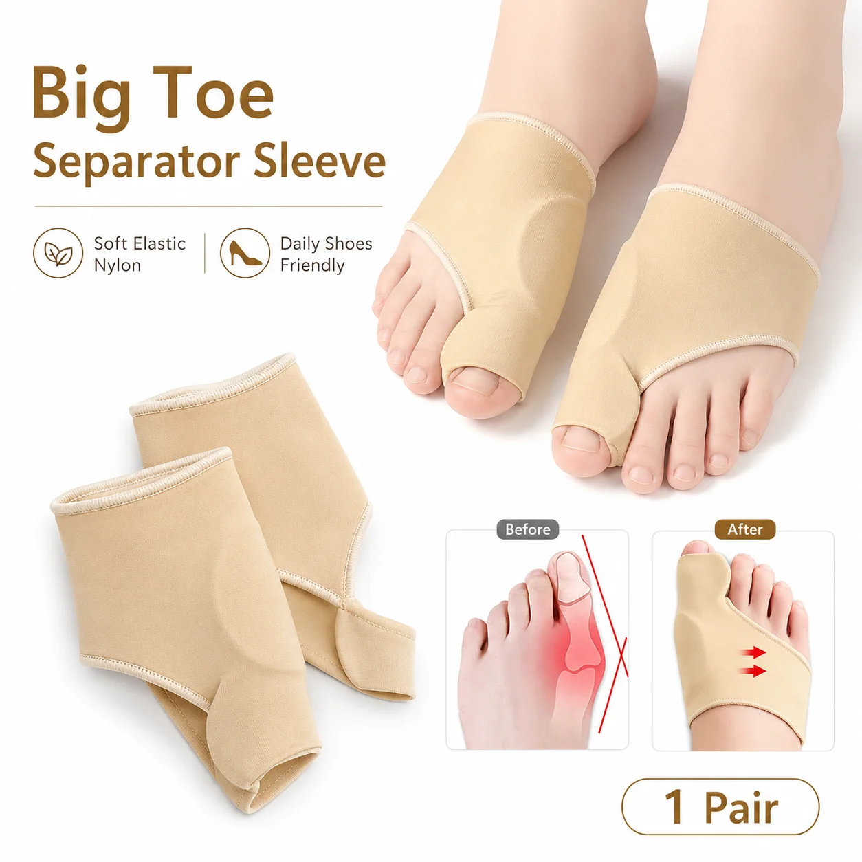Protezione per alluce valgo, d - Women'S Shoes With Bunions recensione e prezzo